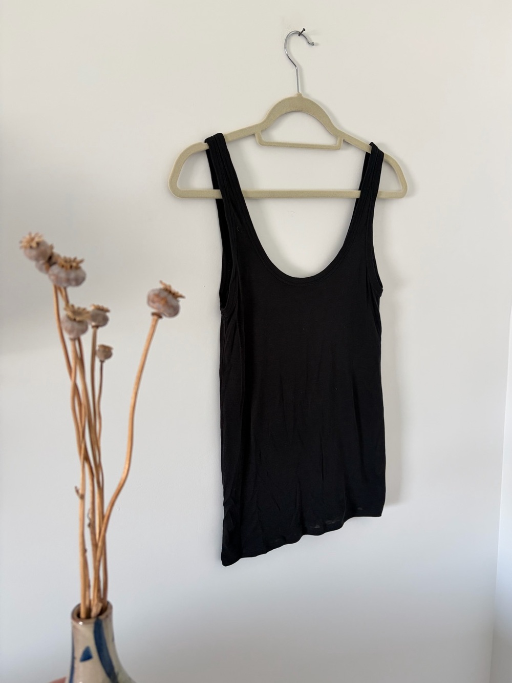 Hatch Black Maternity Tank Top